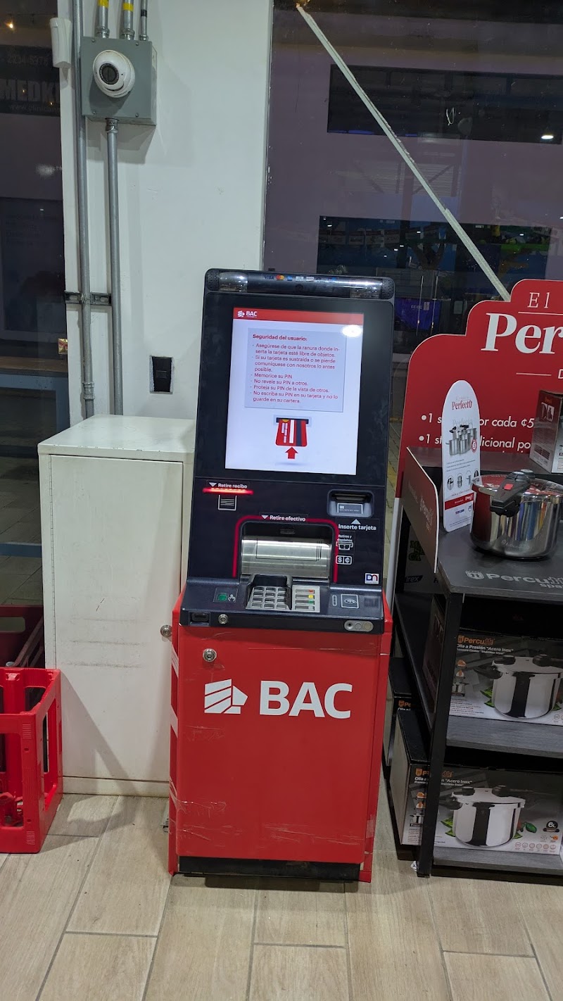 Cajero automÃ¡tico BAC - Super Compro Nosara